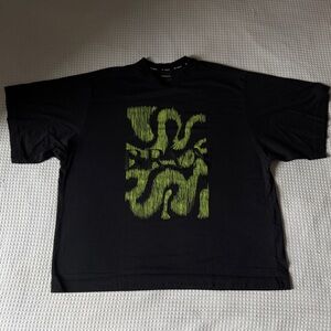 BRAVIAN Black Neon Shirt